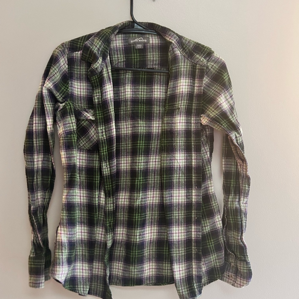Eddie Bauer Women’s Casual Plaid Shirt